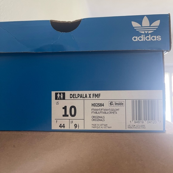 adidas Delpala x FMF Shoes White/Green - Picture 5 of 5